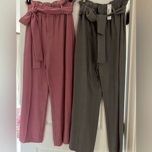 J.Crew Point Sur Striped Belted 2-Pants. Nice colors and comfortable for summer.